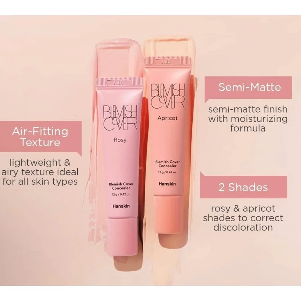 NEW‎ Hanskin Blemish Cover Concealer, Rosy
